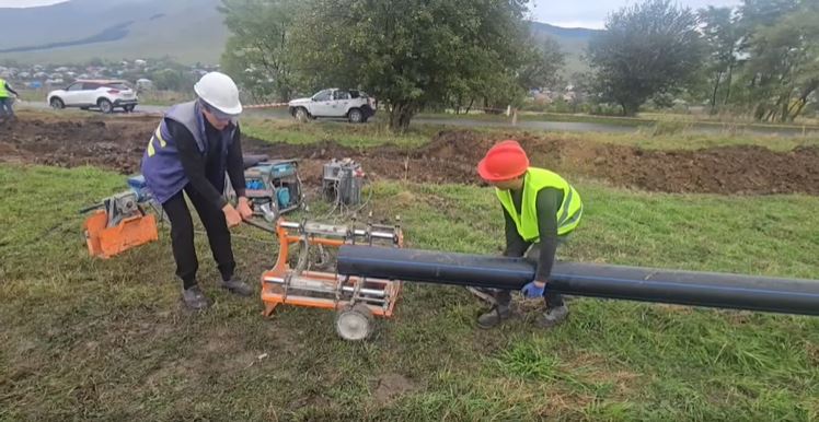 В сельской местности строятся новые системы водоснабжения и водоотведения