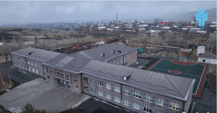 Արևշատի վերանորոգված դպրոցը թռչնի թռիչքի բարձրությունից
